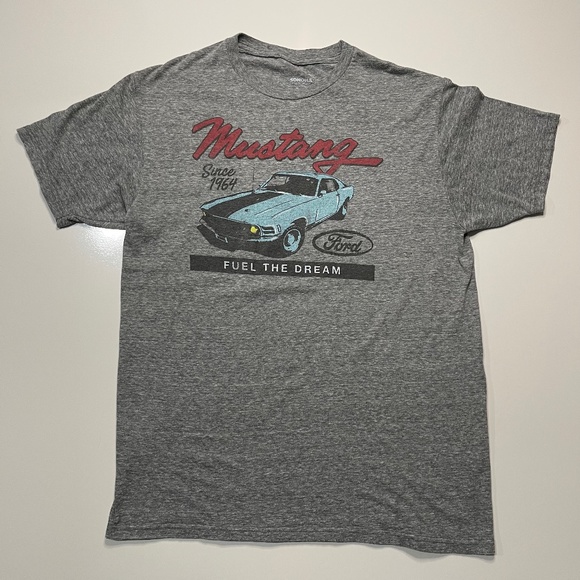 Sonoma Other - Men's Sonoma short sleeve Licensed FORD MUSTANG Gray Shirt Used Size M Medium